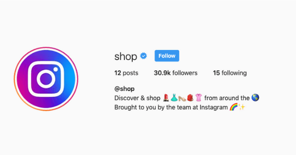 what is instagram shop?