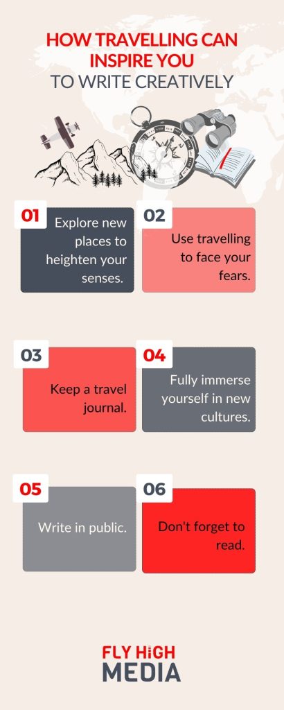 A list of reasons why travelling can inspire you to write creatively.