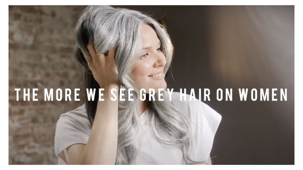 Image of a woman with silver hair.