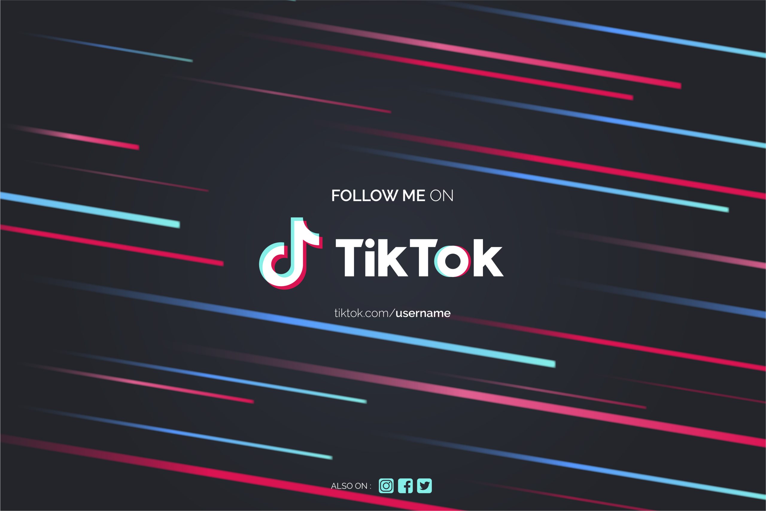 TikTok promotion template