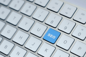 seo on keyboard