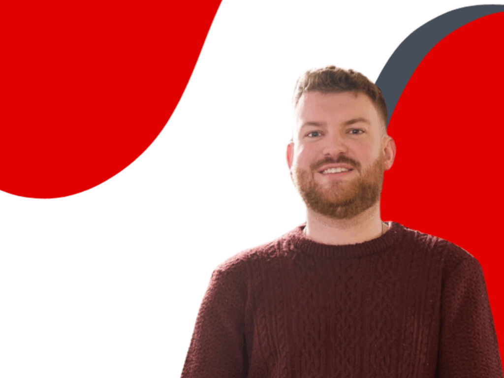 matt pyke red background