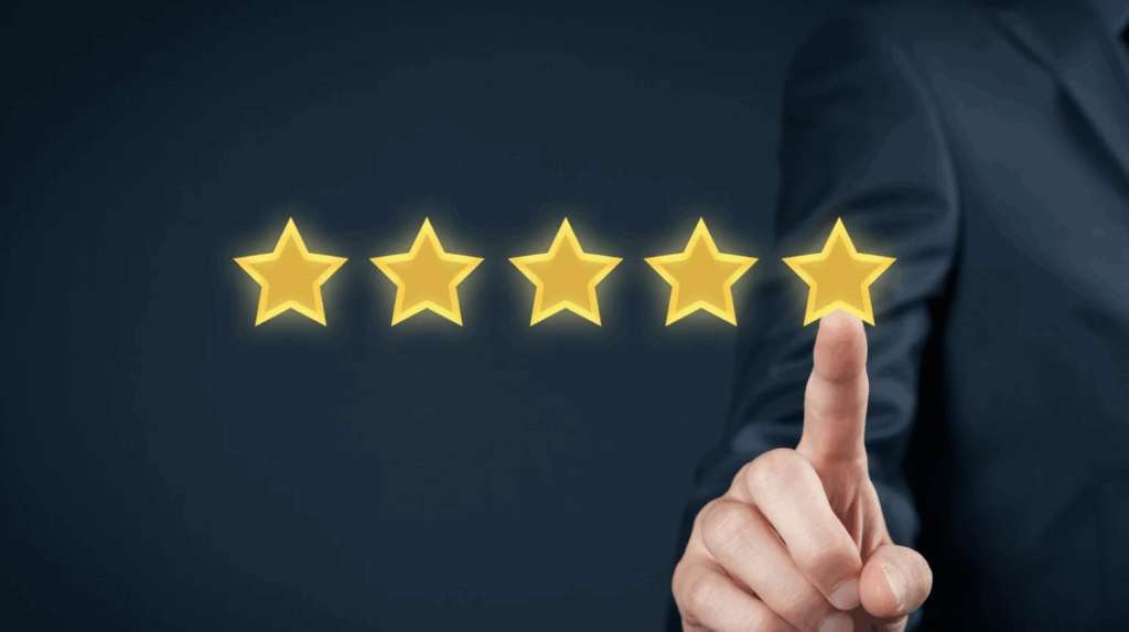 5 star reviews