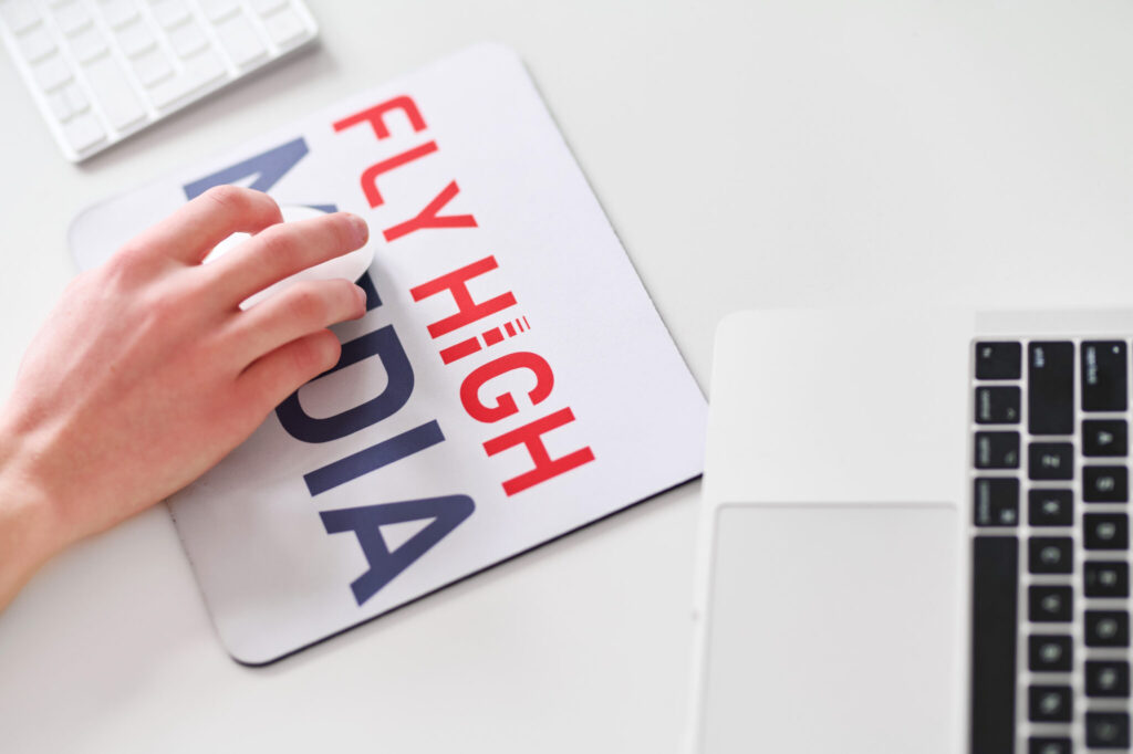 fly high media mouse pad
