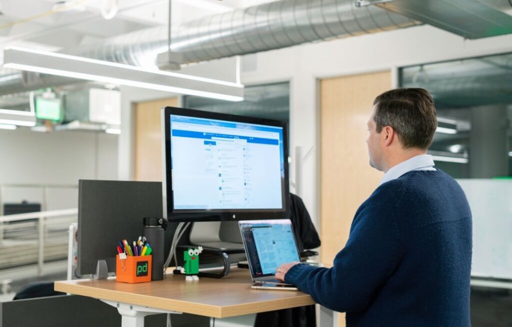 man on linkedin