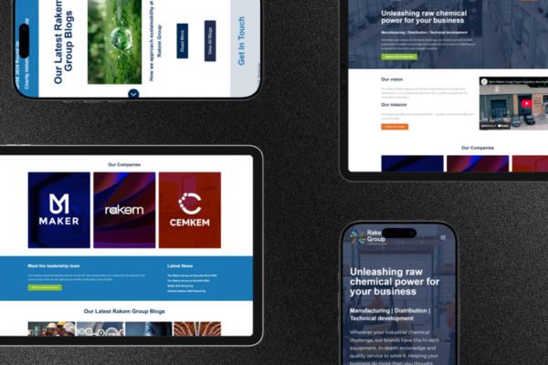 rakem group case study website image
